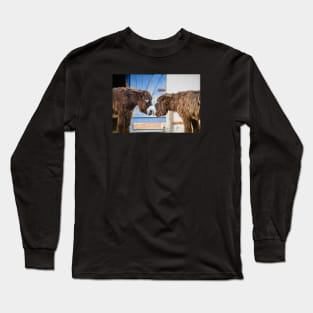 Donkey Kiss / Swiss Artwork Photography Long Sleeve T-Shirt